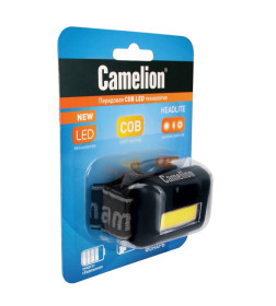 Фонарь налобный светодиодный LED5355, 3xLR03 IPX4 Camelion