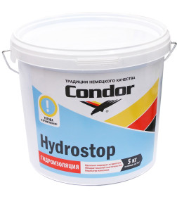 Мастика-грунт Condor влагоизоляционная Hydrostop,  5 кг