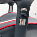 Кресло поворотное BOLID, ECO, черный/белый/красный (80349) 