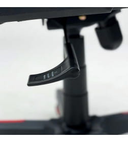 Кресло поворотное BOLID, ECO, черный/белый/красный