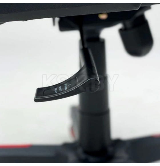 Кресло поворотное BOLID, ECO, черный/белый/красный (80349) 