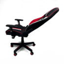 Кресло поворотное BOLID, ECO, черный/белый/красный (80349) 