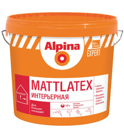 Краска водно-дисперсионная внутренняя Alpina EXPERT Mattlatex, 15 л  (24,3 кг)