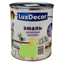 Эмаль акриловая матовая Luxdecor,  чайный лист 0,75 л