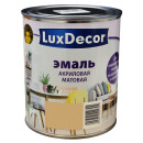 Эмаль акриловая матовая Luxdecor,  кофе latte 0,75 л