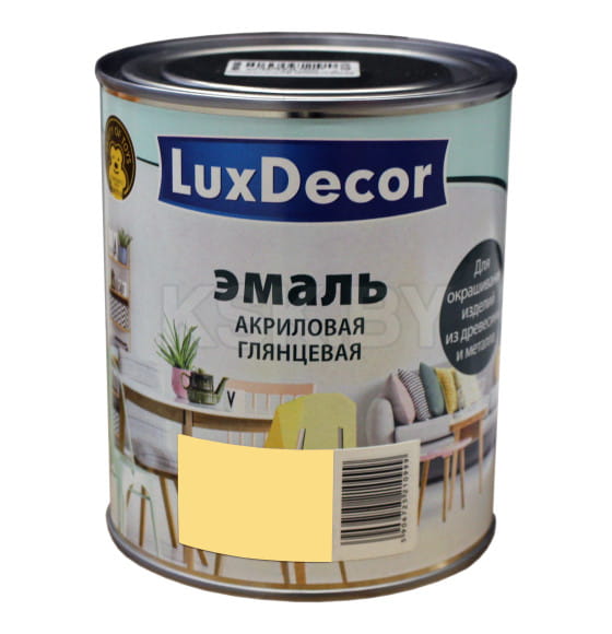 Эмаль акриловая глянцевая Luxdecor, шампанское веселье  0,75 л