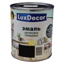 Эмаль акриловая глянцевая Luxdecor,  черный брилиант 0,75 л