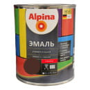 Эмаль алкидная Alpina универсальная глянцевая, шоколадный 0,75 л / 0,79 кг (948103748) 