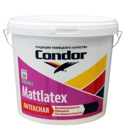 Краска водно-дисперсионная внутренняя CONDOR Mattlatex, 5 л (7,5 кг), РБ