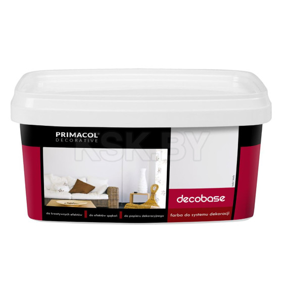 Краска декоративная Primacol Decobase,  5,0 л