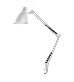 Светильник настольный KD-335 C01 40W E27 230V (на струбцине) белый Camelion