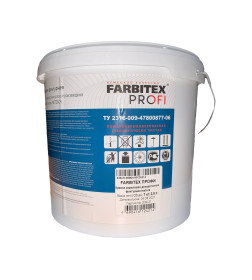 Краска акриловая декоративная фактурная Textura, 7 кг FARBITEX PROFI