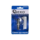 Соединение быстросъемное ("папа") со штуцером "ёлка" под шланг 13мм. GEKO  (G03402) 