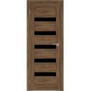 Дверь межкомнатная Бона 03, 800х2000, Экошпон,  Дуб стирлинг, мателюкс черное