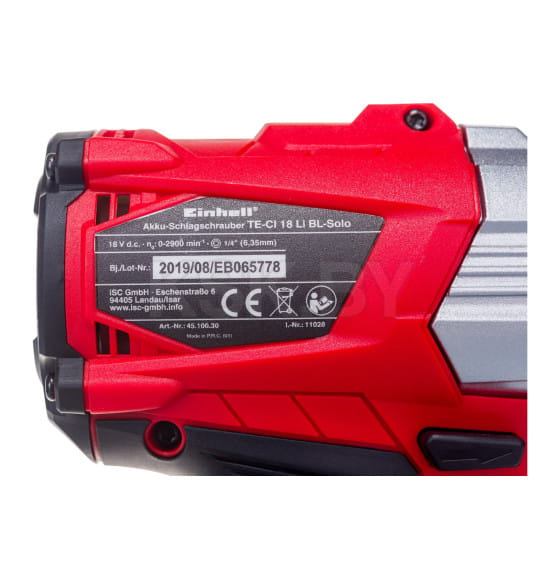 Гайковерт аккумуляторный Einhell TE-CI 18 Li Brushless-Solo (4510030)