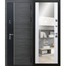 Дверь входная "Стило" Аляска(эмаль)/зеркало (правая)  960х2060 мм