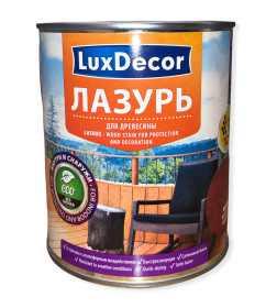 Лазурь для древесины LuxDecor 0.75 л. махагон