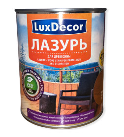 Лазурь для древесины LuxDecor 0.75 л. тик