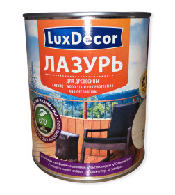 Лазурь для древесины LuxDecor 0.75 л. белый