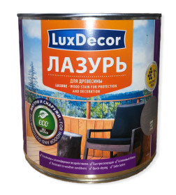 Лазурь для древесины LuxDecor 2,5 л. серый