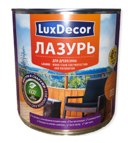 Лазурь для древесины LuxDecor 2,5 л. золотой дуб