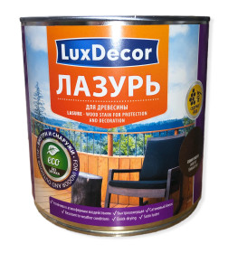 Лазурь для древесины LuxDecor 2,5 л. темный орех