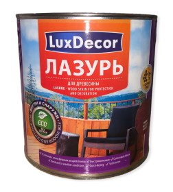 Лазурь для древесины LuxDecor 2,5 л. махагон