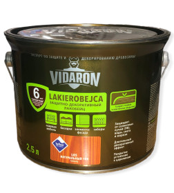 Лакобейц Vidaron натуральный тик L05, 2,5л