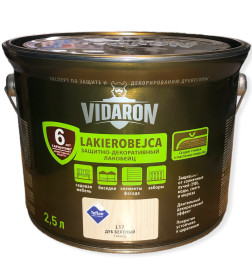 Лакобейц Vidaron беленый дуб L17,  2,5 л