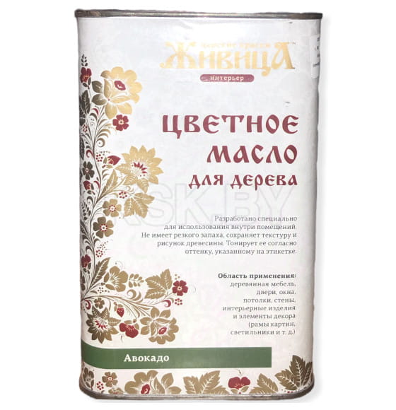 Цветное масло для дерева 