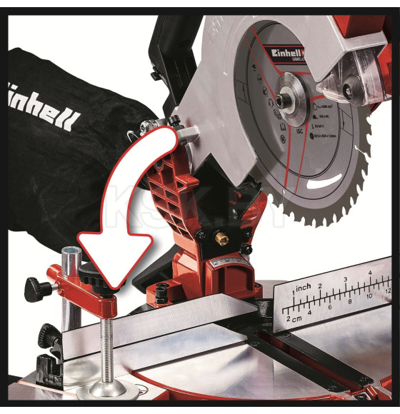Пила торцовочная аккумуляторная Einhell TE-MS 18/210 Li-Solo (4300890) 