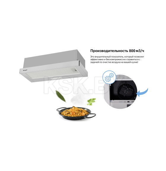 Вытяжка кухонная Weissgauff TEL 06 2M IX (TEL062MIX) 