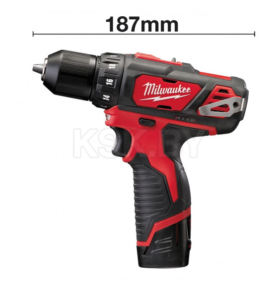 Дрель-шуруповерт аккумуляторная Milwaukee M12BDD-202С (4933441915) 