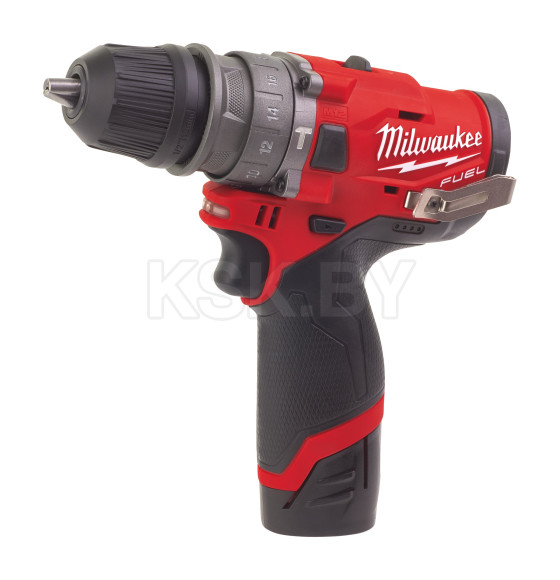 Дрель-шуруповерт аккумуляторная Milwaukee со сменными насадками M12 FPDXKIT-202X FUEL (Li-Ion2Ач) (4933464138) 