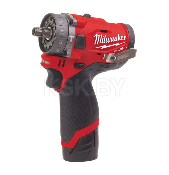 Дрель-шуруповерт аккумуляторная Milwaukee со сменными насадками M12 FPDXKIT-202X FUEL (Li-Ion2Ач) (4933464138) 