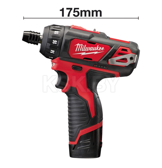 Шуруповерт аккумуляторный Milwaukee M12BD-202C (Li-Ion2Ач) (4933441900) 