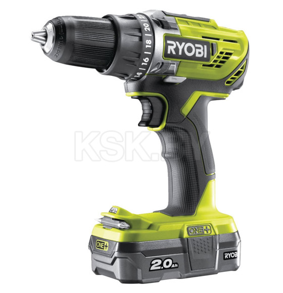 Дрель-шуруповерт аккумуляторная RYOBI R18DD3-120S ONE+ (5133003347) 