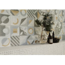 Декор Supreme grey mosaic wall 02 250х600 мм., 1 сорт