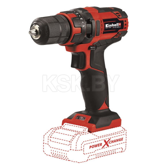 Дрель-шуруповерт аккумуляторная Einhell TC-CD 18/35 Li - Solo (Аккумулятор в комплекте не поставляется) (4513927)