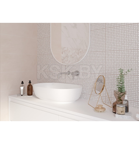 Декор Galaxy light pink mosaic wall 02 250х600 мм., 1 сорт