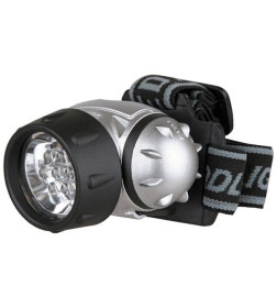 Фонарь налобный светодиодный LED5351 черный 7LED COB 3хR03 Ultraflash