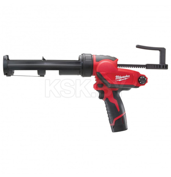 Пистолет для герметика аккумуляторный Milwaukee M12 PCG/310C-201B (Li-Ion2Ач) (4933441655) 