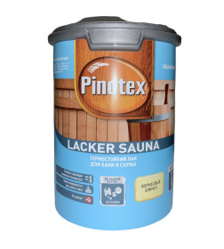 Декоративно-защитный Лак декоративно-защитный Pinotex Lacker Sauna 20 полуматовый ,  1 л