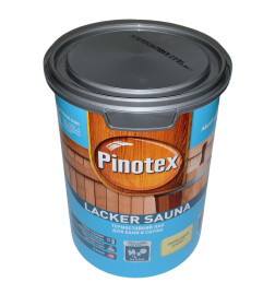 Декоративно-защитный Лак декоративно-защитный Pinotex Lacker Sauna 20 полуматовый ,  1 л