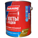 Лак яхтный алкидно-уретановый PARADE L20 Яхты и Лодки, глянцевый, 2,5л, 