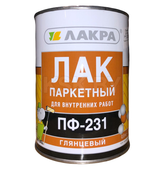 Лак ПФ-231 паркетный,  0,8 кг