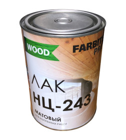 Лак НЦ-243 Farbitex PROFI матовый,  0,7 кг