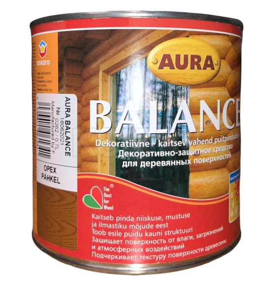 Защита для древесины AURA Balance pahkel (орех), 0,7л