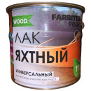 Лак уралкидный яхтный универсальный высокоглянцевый Farbitex PROFI,  2,3 кг (4300004753) 