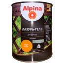 Лазурь-гель для дерева Alpina шелковисто-матовая, алкидное, кедр 0,75 л / 0,66 кг (948103808) 